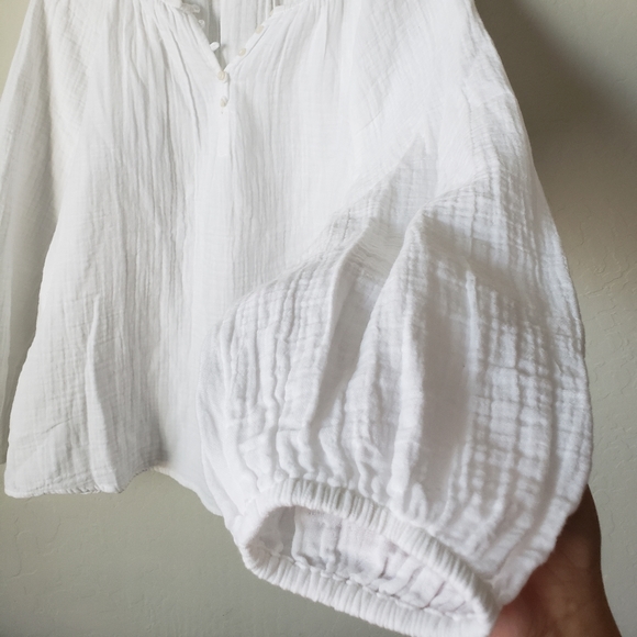 Old Navy Double Weave Long Sleeve Blouse - Picture 7 of 17